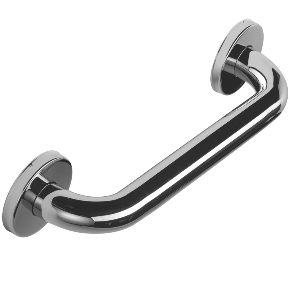 Image of Croydex Straight Doc M Grab Bar Chrome 300mm 