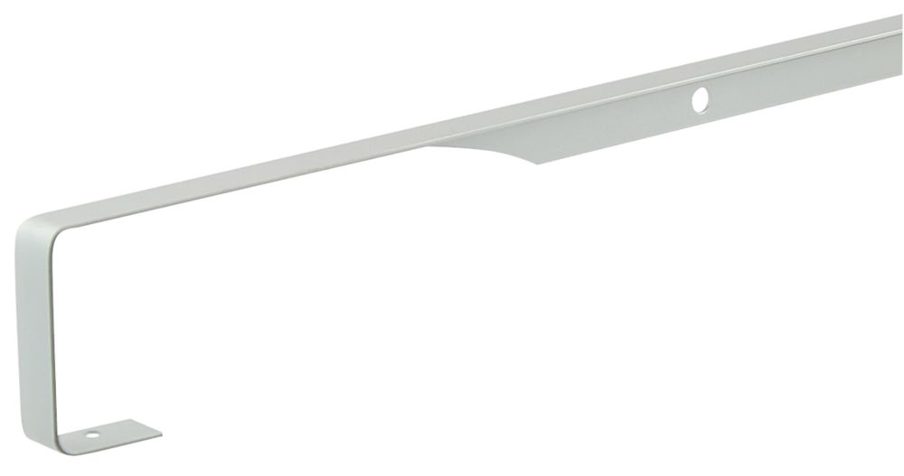 Image of Unika Butt Joint Brushed Silver 630mm x 40mm 