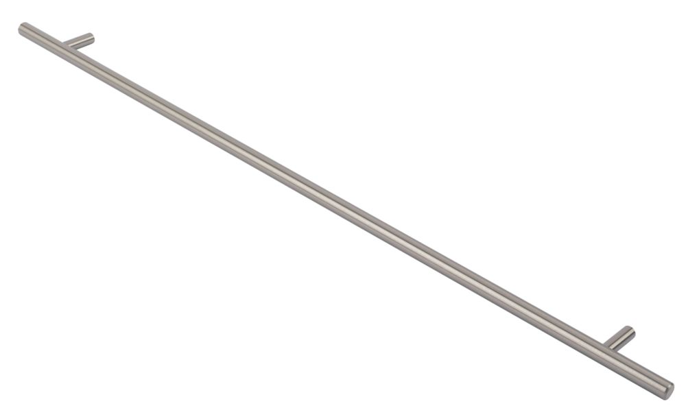 Image of Smith & Locke T Bar Pull Handle Brushed Nickel 432mm 