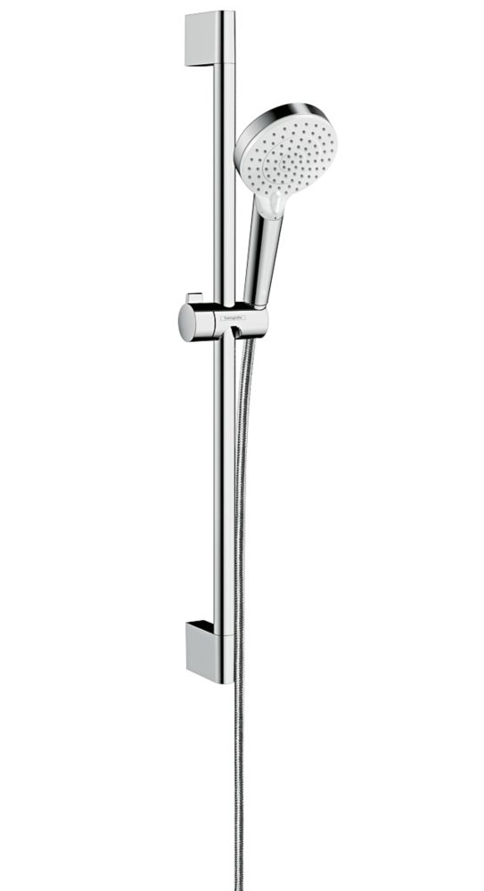 Image of Hansgrohe Crometta Vario Shower Kit Modern Design Chrome / White 