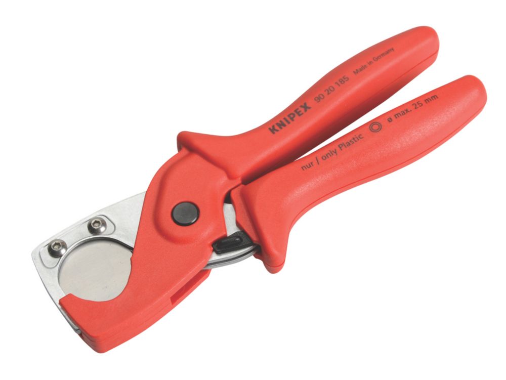 Image of Knipex PlastiCut 0-25mm Manual PVC Conduit Pipe Cutter 
