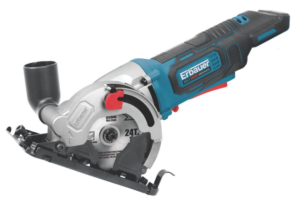 Image of Erbauer EMCS12-Li 85mm 12V Li-Ion EXT Brushless Cordless Circular Saw - Bare 