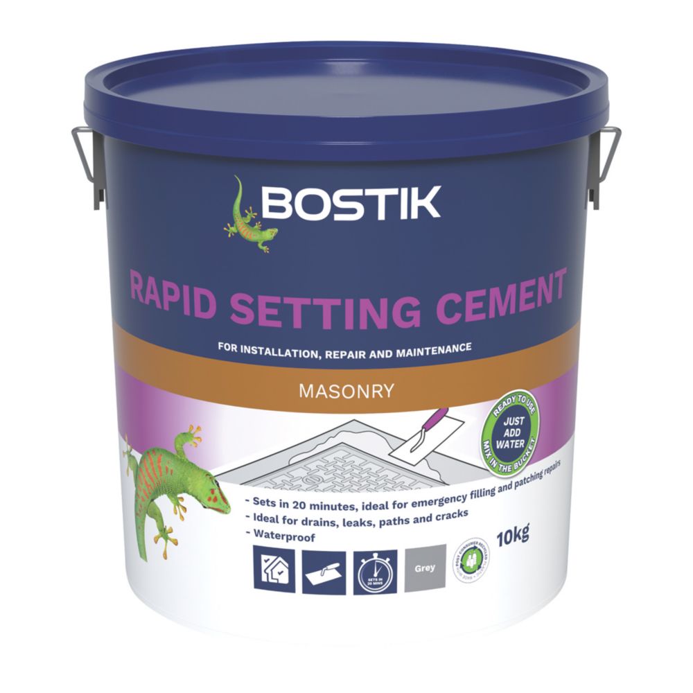 Image of Bostik Waterproof Cement Grey 10kg 