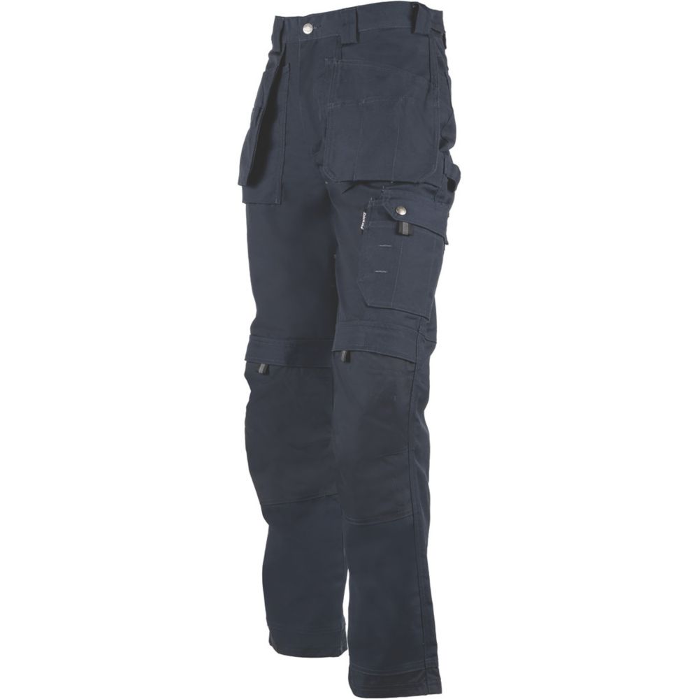 Image of Dickies Eisenhower Multi-Pocket Trousers Navy Blue 32" W 30" L 