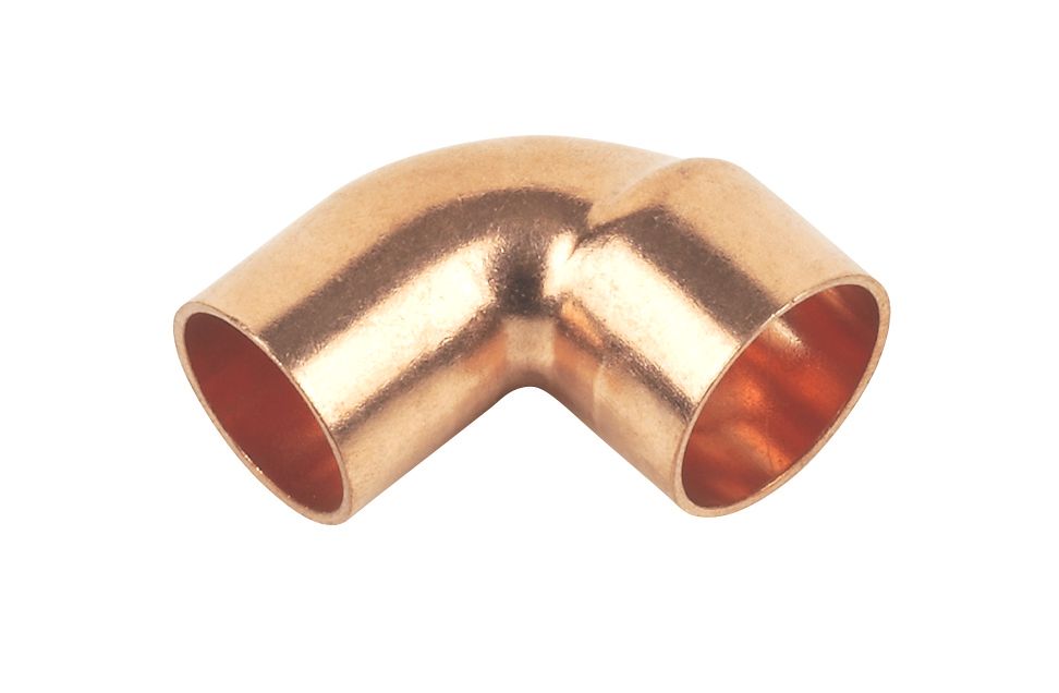 Image of Flomasta End Feed Equal 90Â° Street Elbows 15mm 2 Pack 