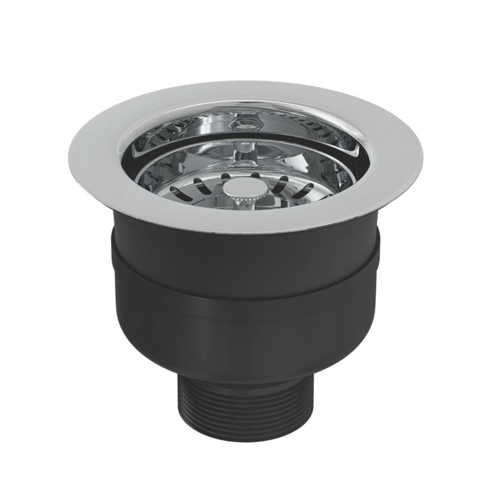 Image of ETAL Top-Fit Kitchen Sink Waste Chrome 90mm 