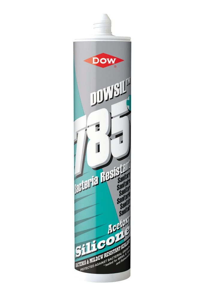 Image of Dow 785+ Bacteria Resistant Sanitary Silicone White 310ml 