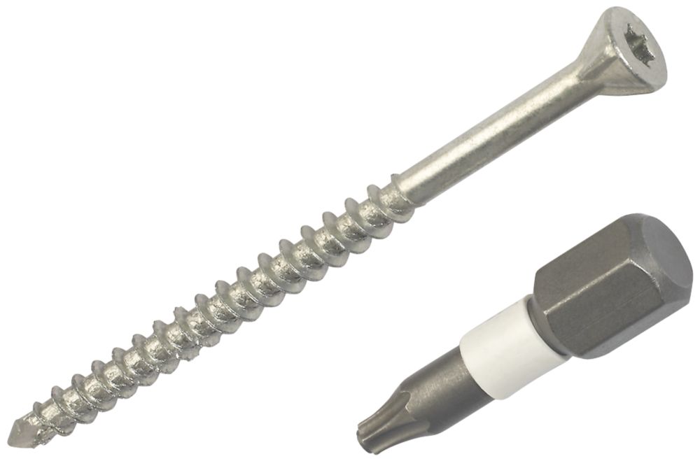Image of Spax TX Countersunk Self-Drilling Solid Wood Flooring Screws 3.5mm x 55mm 500 Pack 
