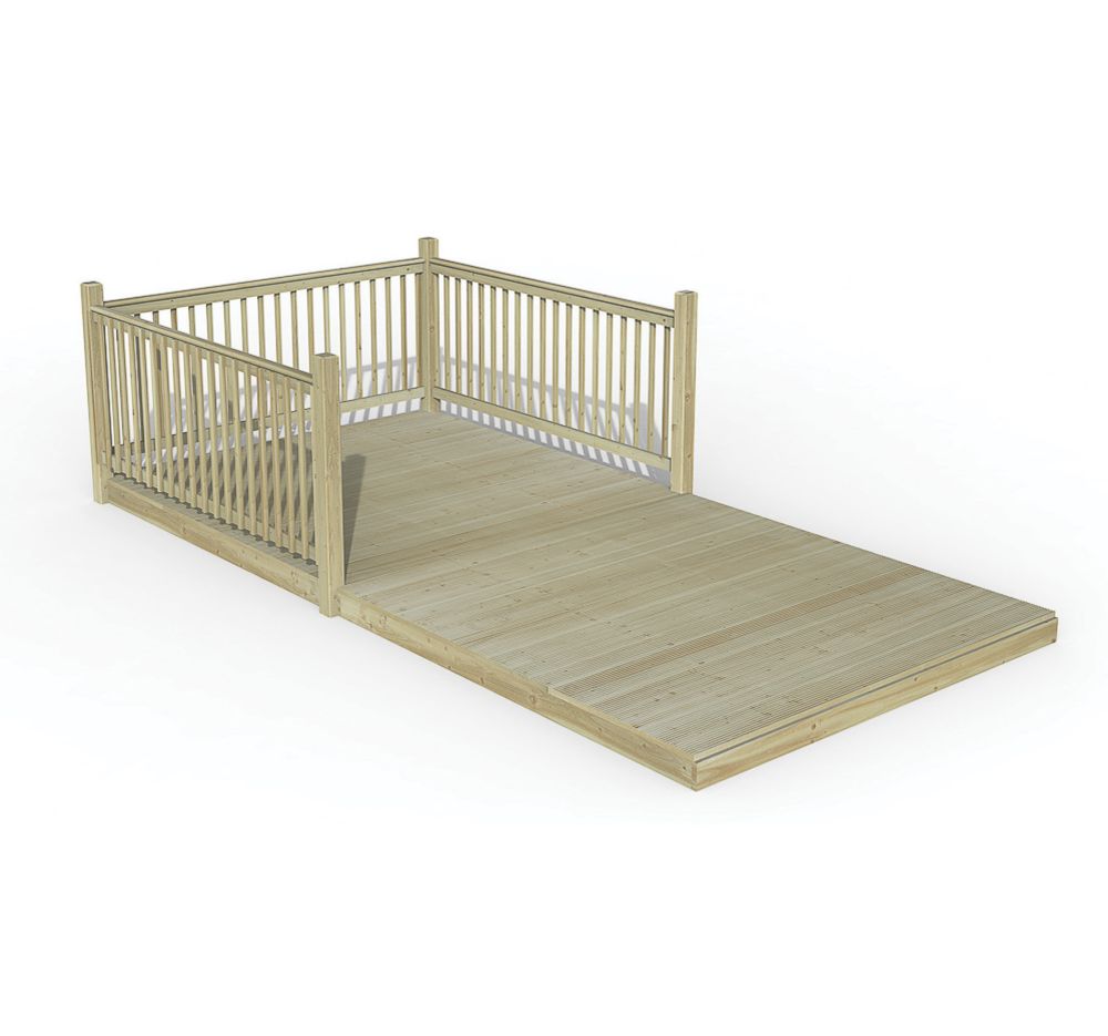 Image of Forest Ultima Decking Kit with 3 x Balustrades 