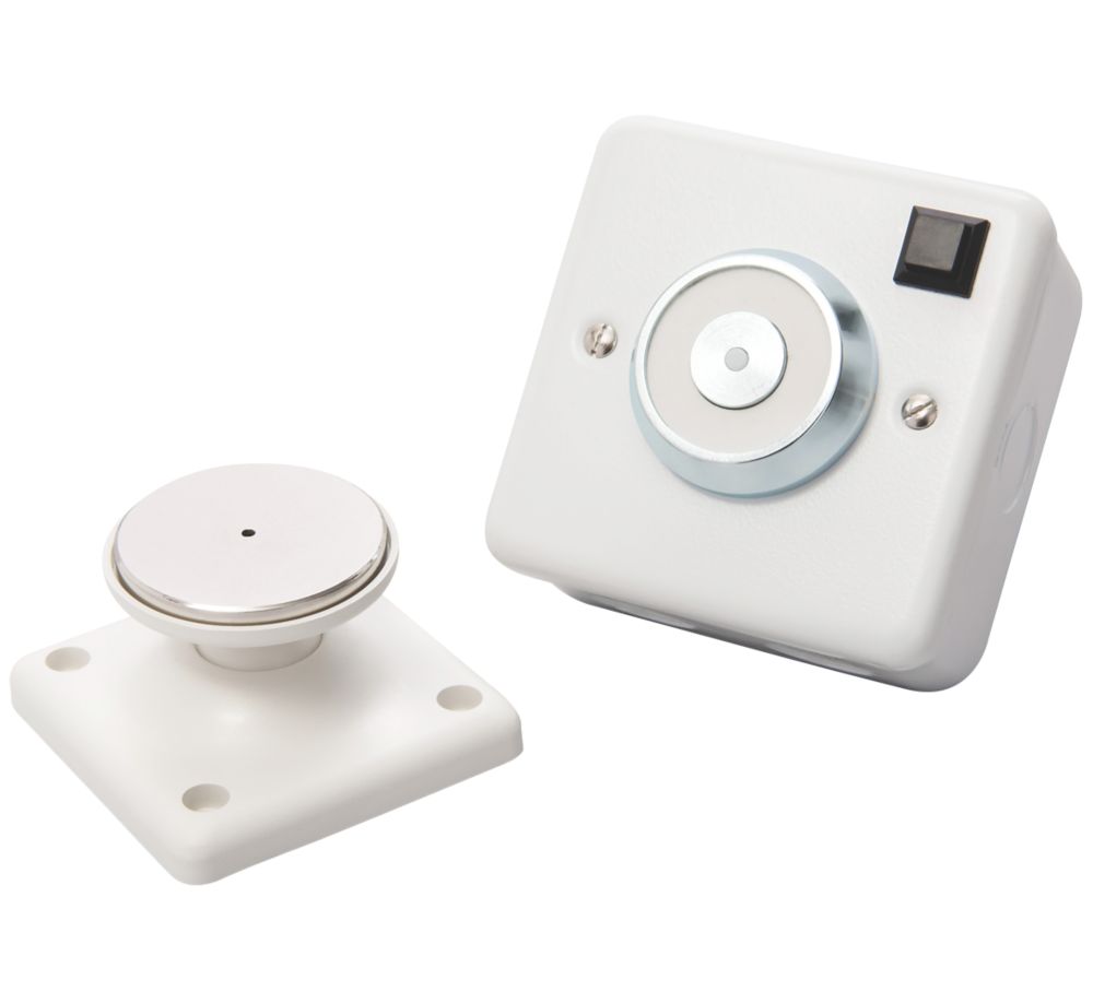 Image of Geofire Conquest 24V Fire Door Retainer White 86mm 