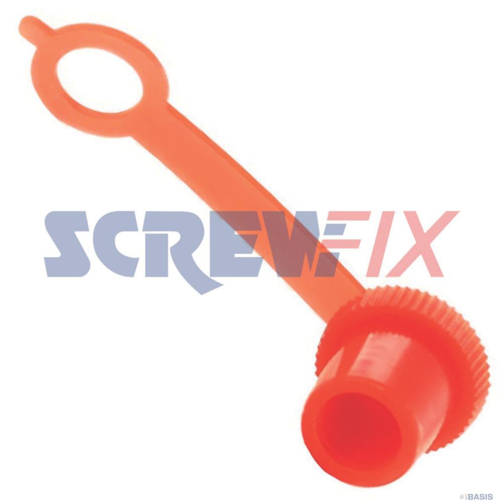 Image of Worcester Bosch 87161412110 BLANKING CAP RED 