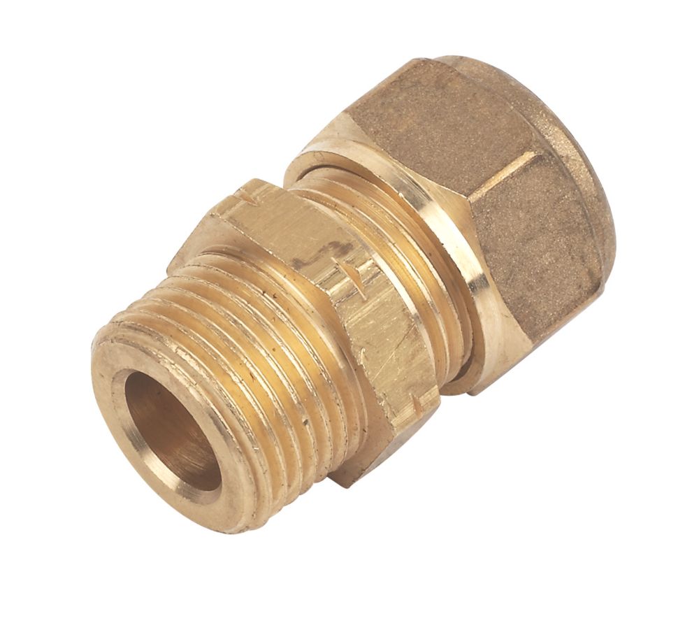 Image of Flomasta Compression Adapting Male Coupler 10mm x 3/8" 