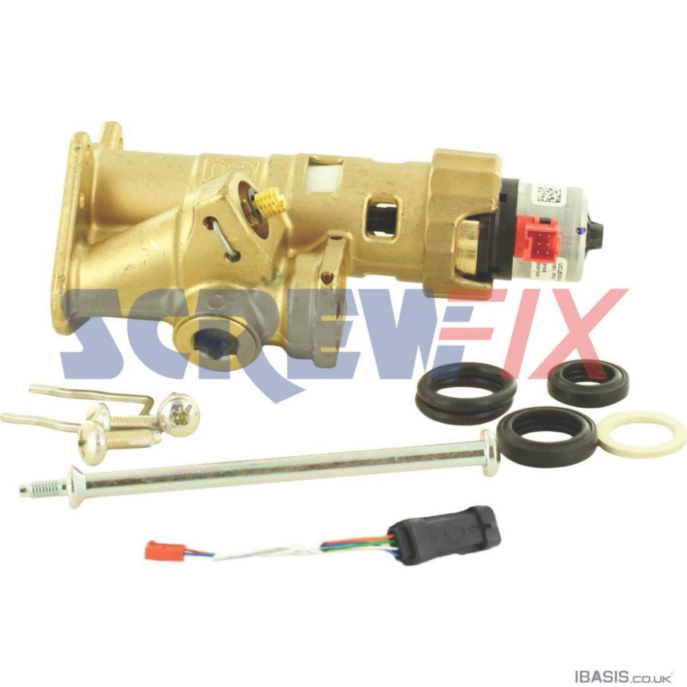 Image of Vaillant 0020132682 Brass Diverter Valve with Adaptor 