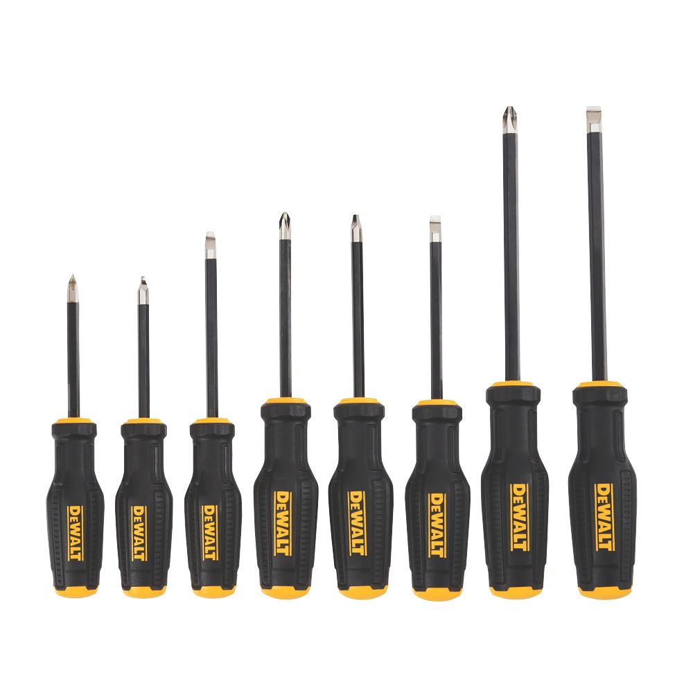 Image of DeWalt MaxFit Mixed Demolition Screwdriver Set 8 Pieces 