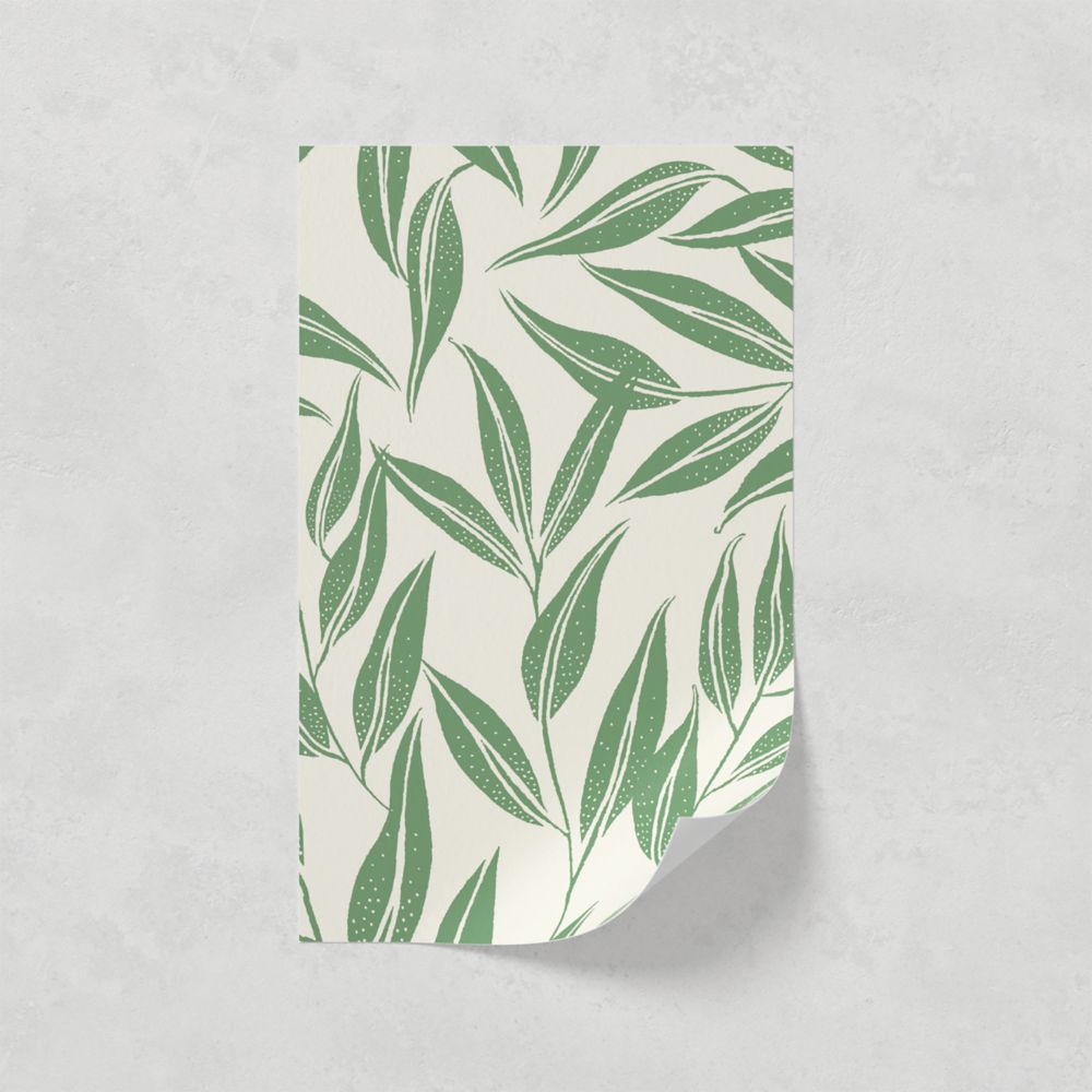 Image of LickPro Green Botanical 03 Wallpaper Sample 0.18m x 0.29m 
