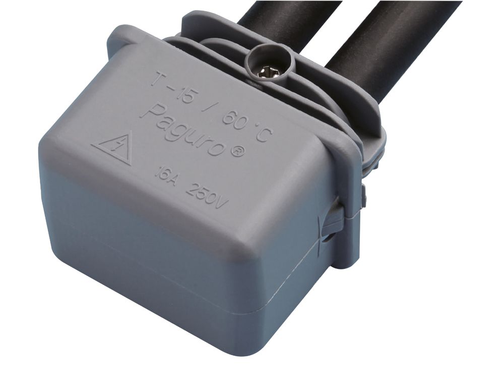 Image of Hylec 2-Entry IP68 Gel In-Line Connector Grey 