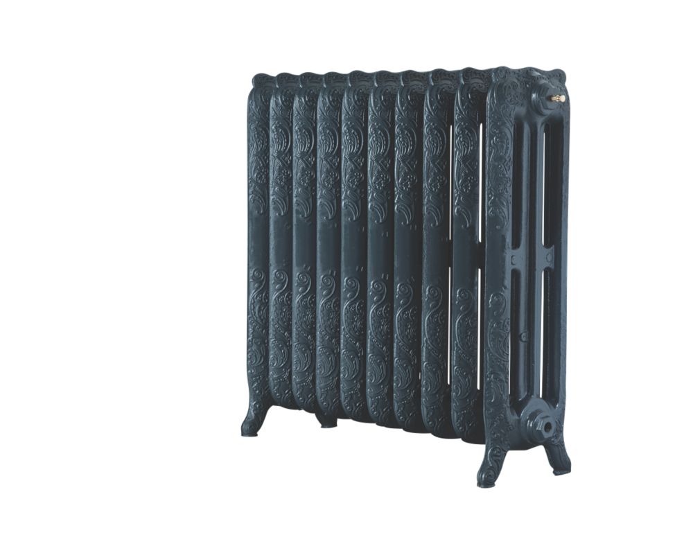 Image of Arroll Montmartre 3-Column Cast Iron Radiator 760mm x 834mm Anthracite 4913BTU 