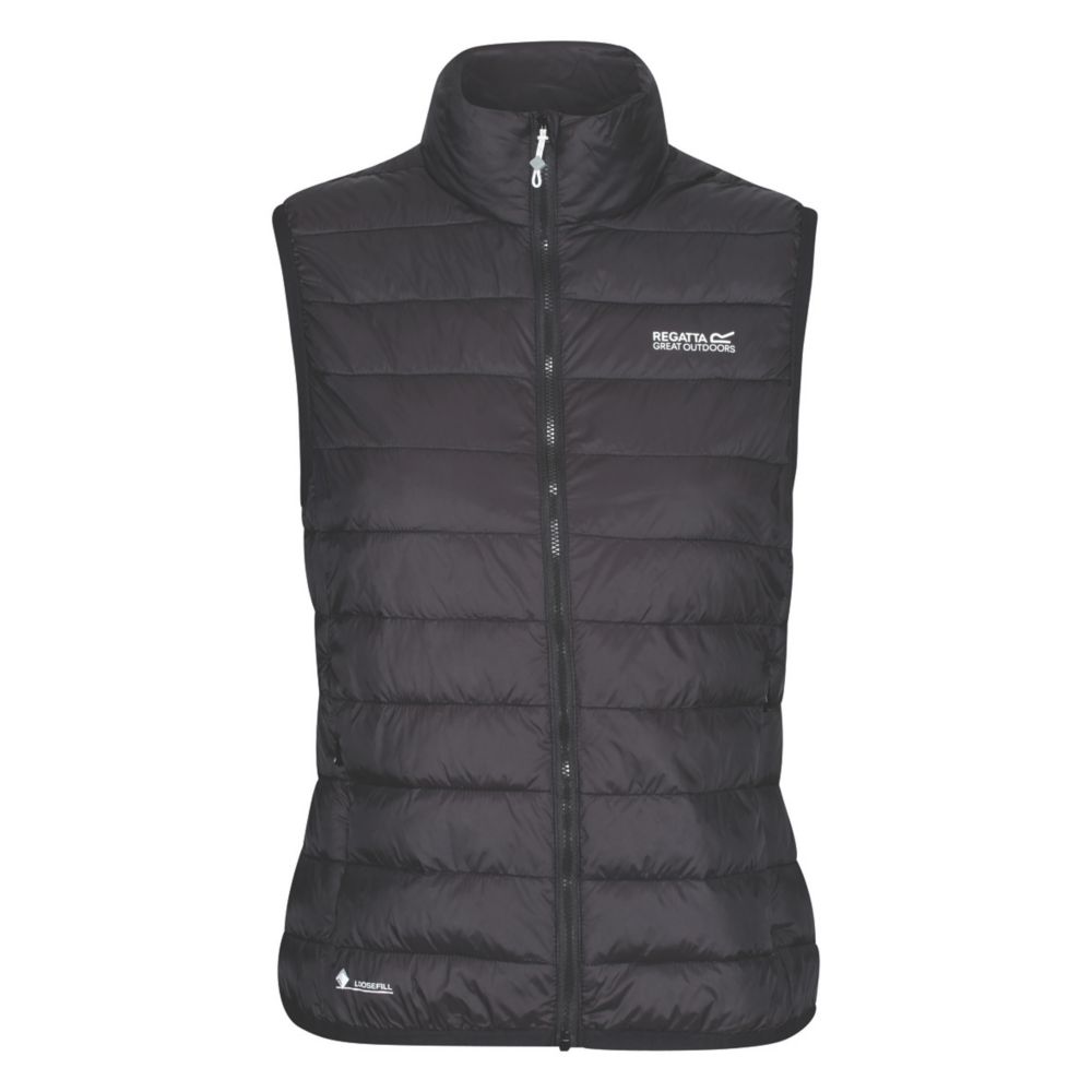 Image of Regatta Hillpack Womens Padded Bodywarmer Black Size 10 