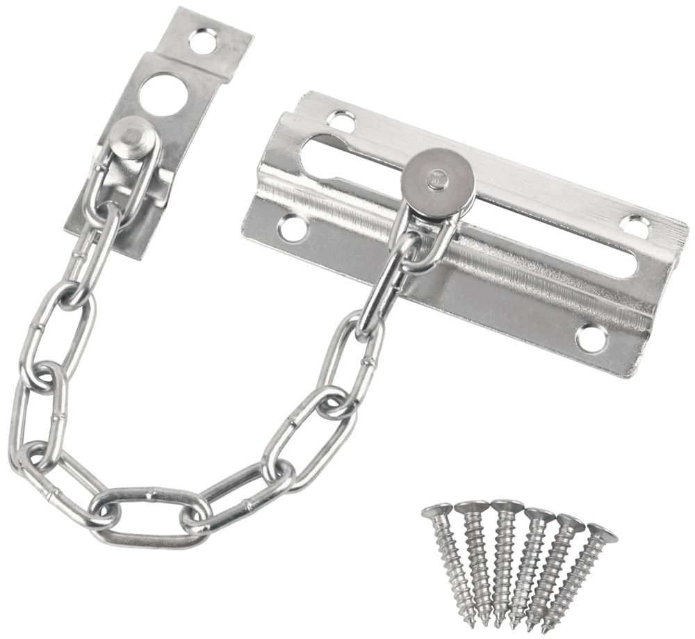 Image of Smith & Locke Security Door Chain 86mm Polished Chrome 