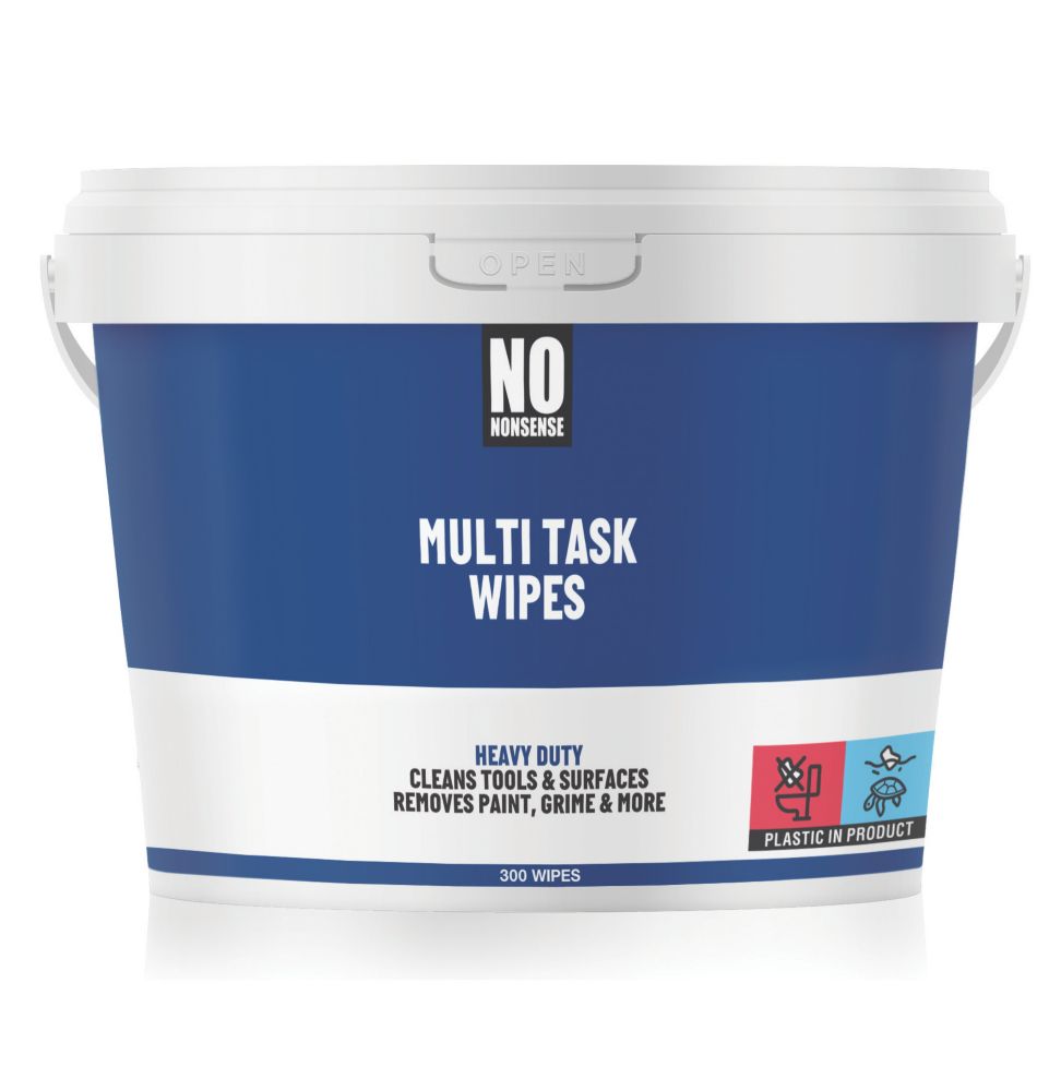Image of No Nonsense Multi-Surface Wipes White 300 Pack 