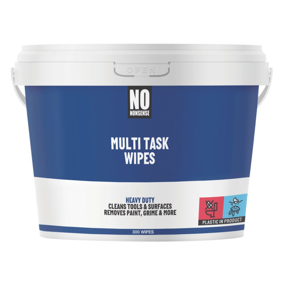 Image of No Nonsense Multi-Surface Wipes White 300 Pack 