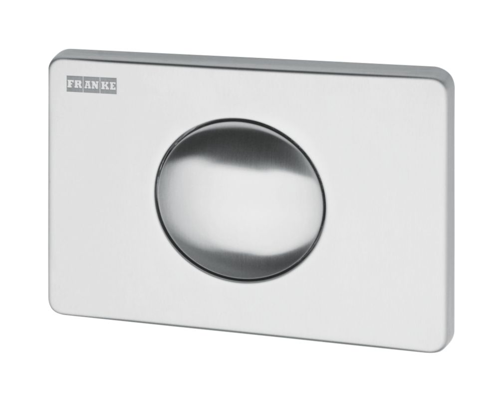 Image of SCRAQUA557X Single-Flush Plate for WC Cistern Chrome/Nickel 