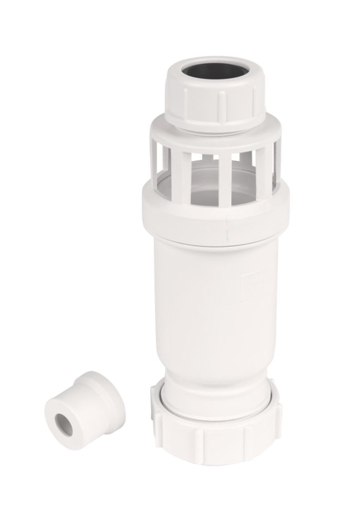 Image of McAlpine MACTUN-2 Tundish with Self-Closing Valve 15 / 22mm x 1 1/4" 