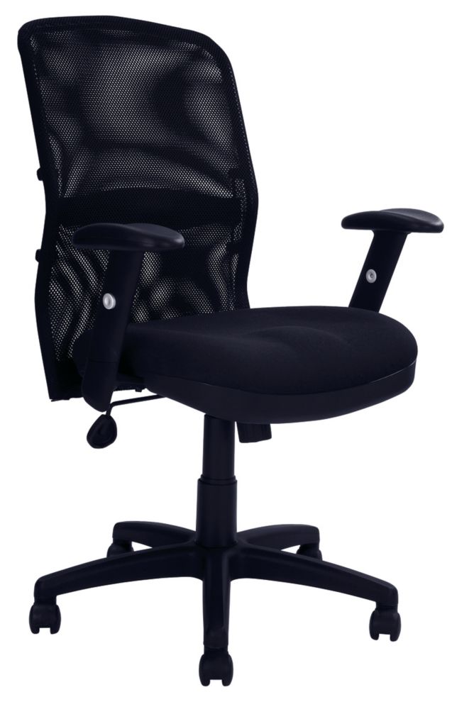 Image of Nautilus Designs Jupiter High Back Task/Operator Chair Black 