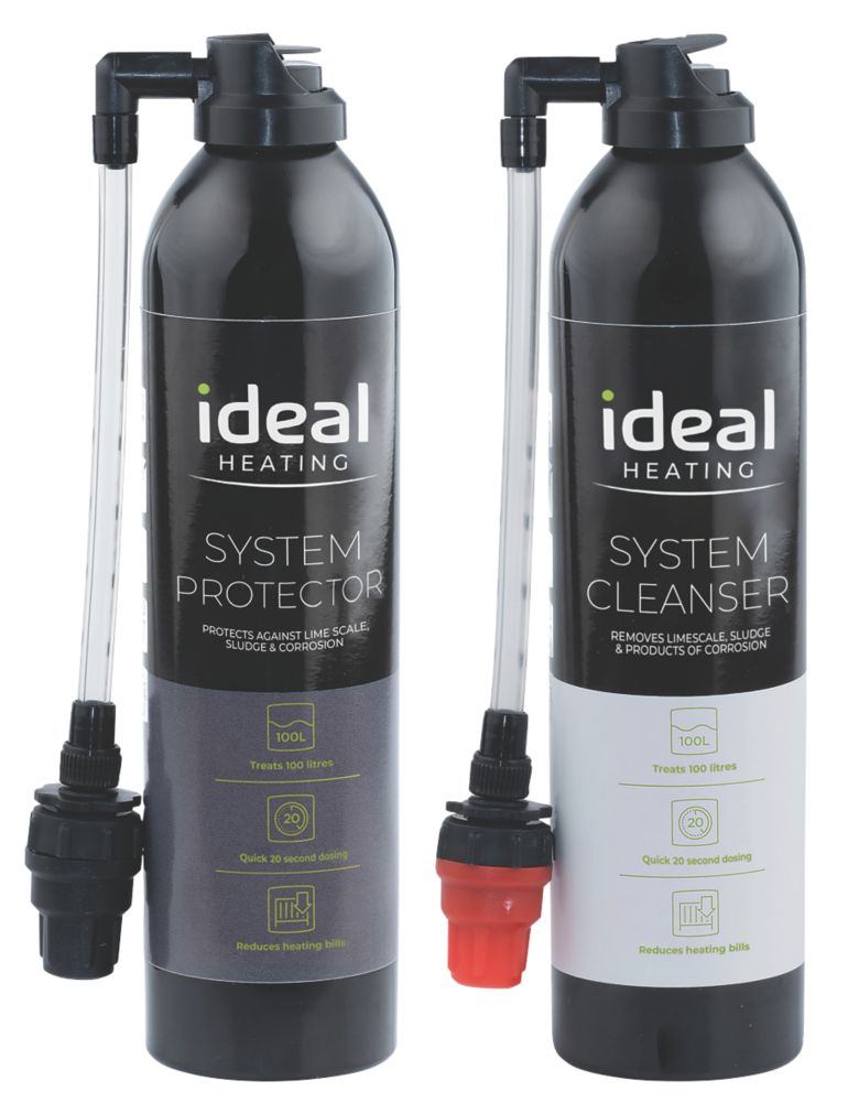 Image of Ideal Heating 222706 Central Heating System Protection Set 600ml 2 Pieces 