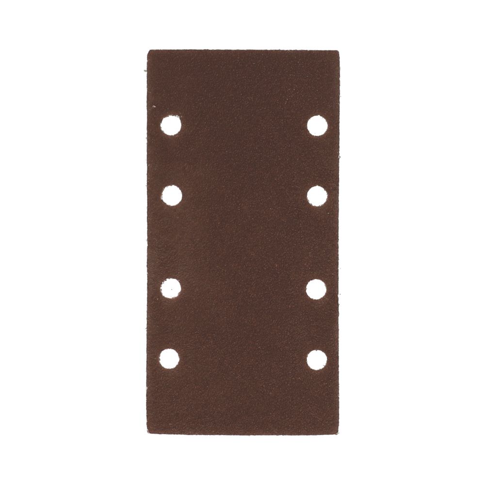 Image of Flexovit A203F 1/3 Sanding Sheets Punched 185mm x 93mm 80 Grit 6 Pack 