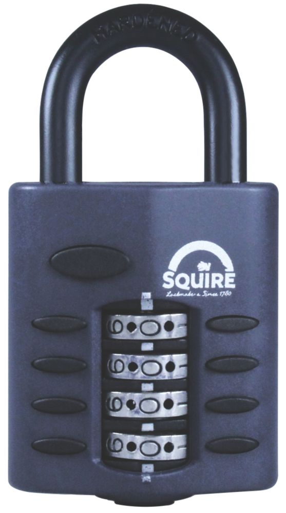 Image of Squire Die-Cast Zinc Water-Resistant Combination Padlock Black 40mm 