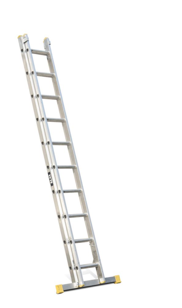 Image of Lyte 2-Section Aluminium Extension Ladder 5.98m 