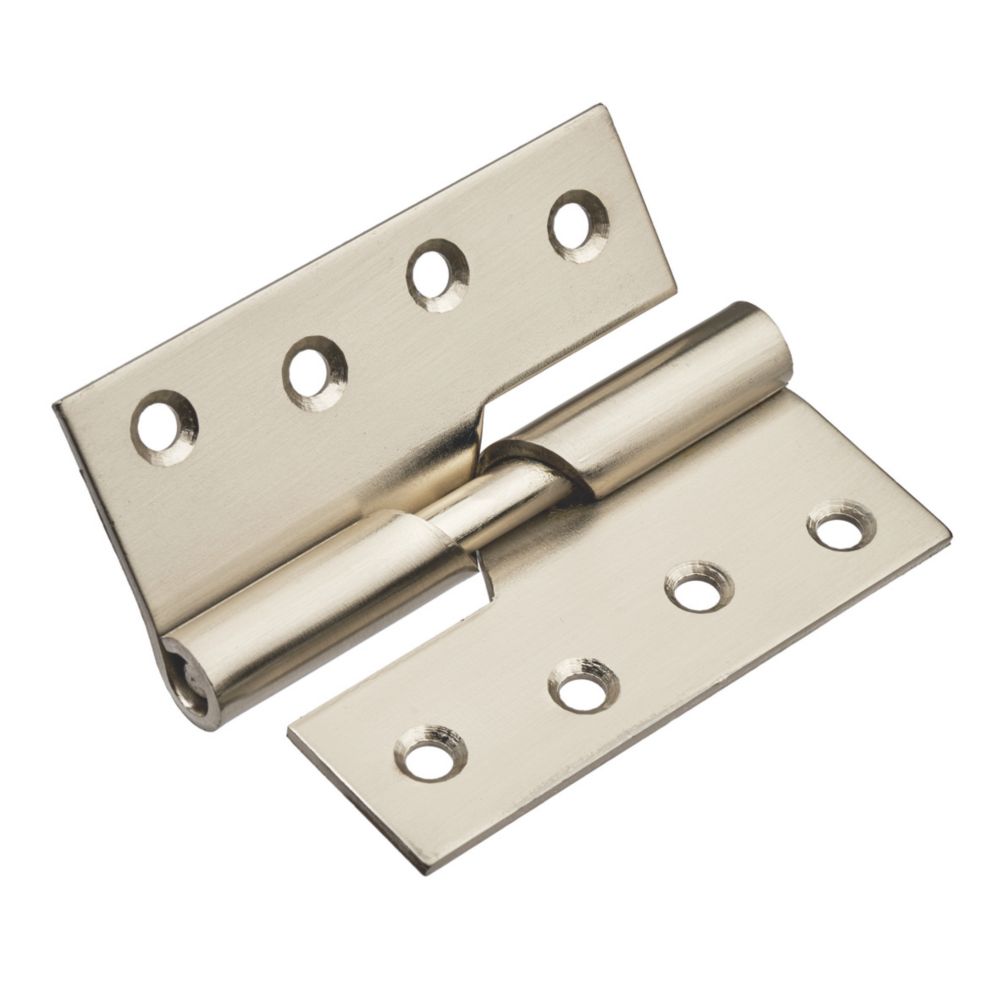 Image of Smith & Locke Satin Nickel Rising Butt Hinges 100mm x 103mm 2 Pack 