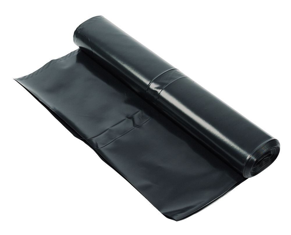Image of Capital Valley Plastics Ltd Damp-Proof Membrane Black 1200ga 15m x 4m 