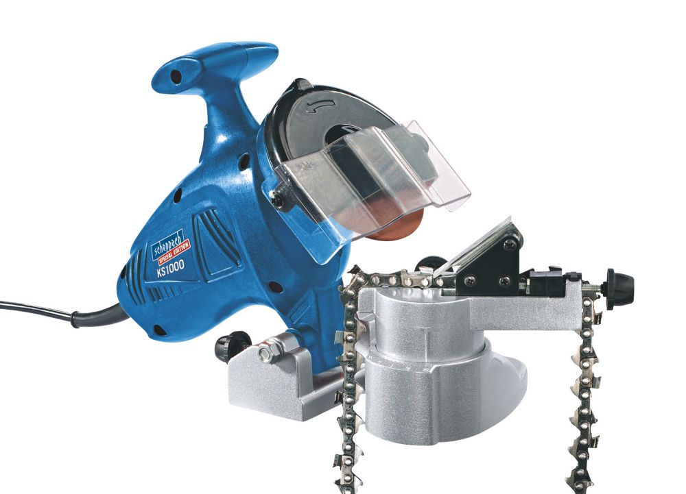 Image of Scheppach KS 1000 100mm Electric Universal Chain Sharpener 230V 