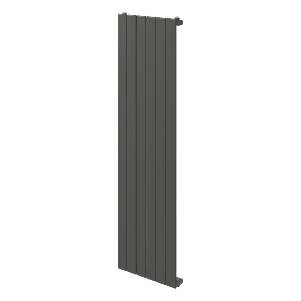 Image of Moretti Modena Designer Radiator 1800mm x 433mm Matt Charcoal 3088BTU 