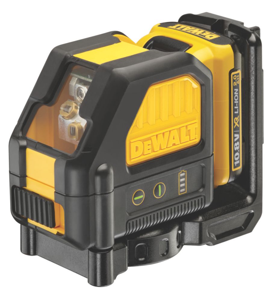 Image of DeWalt DCE088D1G 12V 1 x 2.0Ah Li-Ion XR Green Self-Levelling Cross-Line Laser Level 