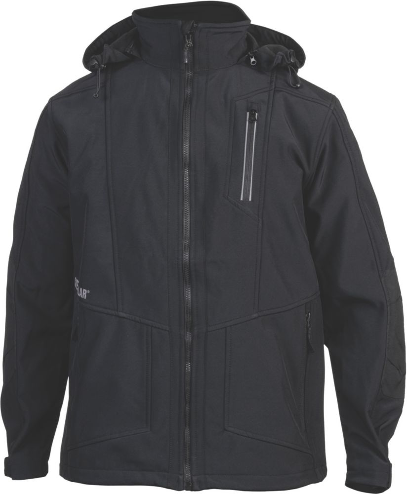 Image of CAT Mercury Soft Shell Work Jacket Black XX Large 50-52" Chest 