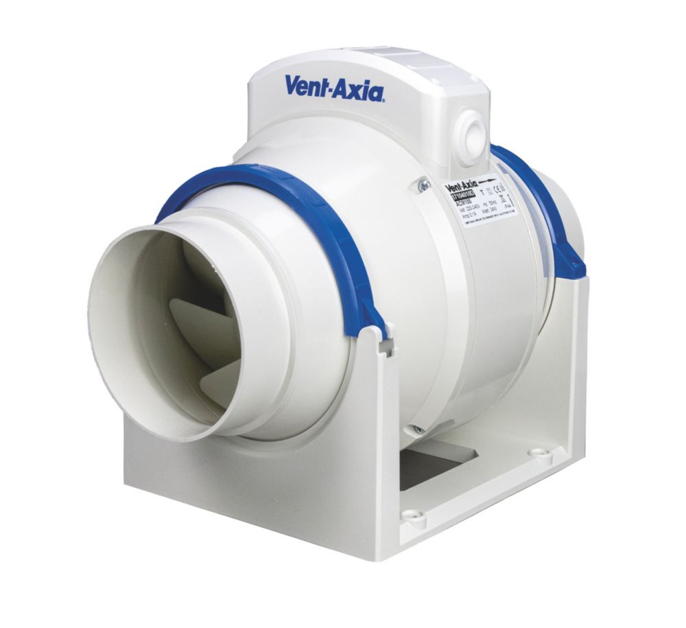 Image of Vent-Axia 17104010 3 3/4" Axial Inline Extractor Fan 240V 