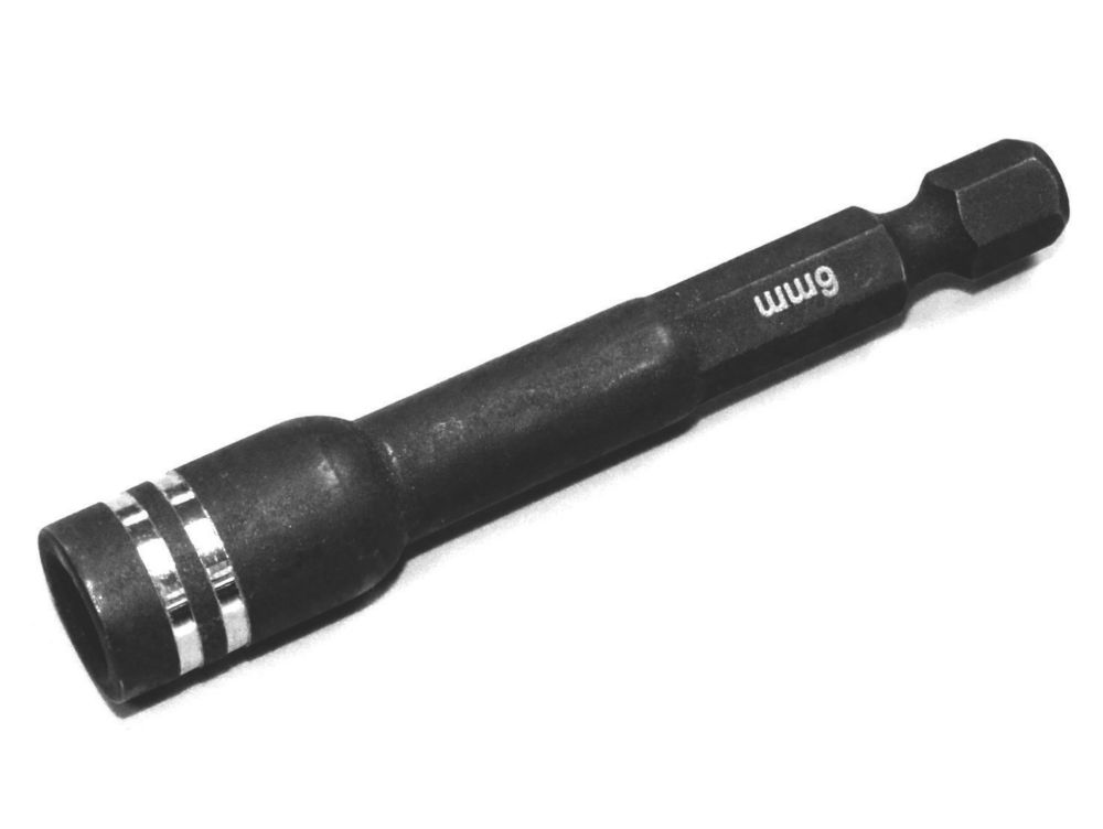 Image of Erbauer Impact 1/4" Hex Nut Driver 6mm x 65mm 