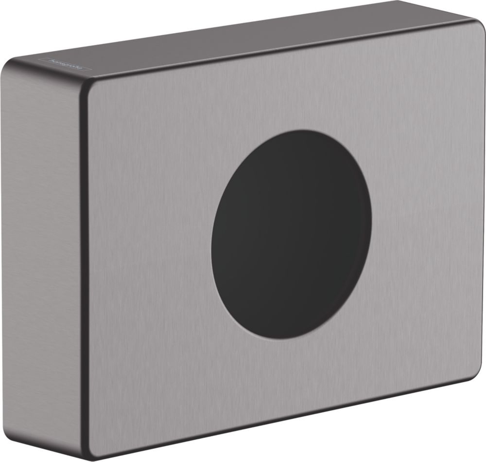 Image of Hansgrohe AddStoris Sanitary Bag Dispenser Brushed Black Chrome 