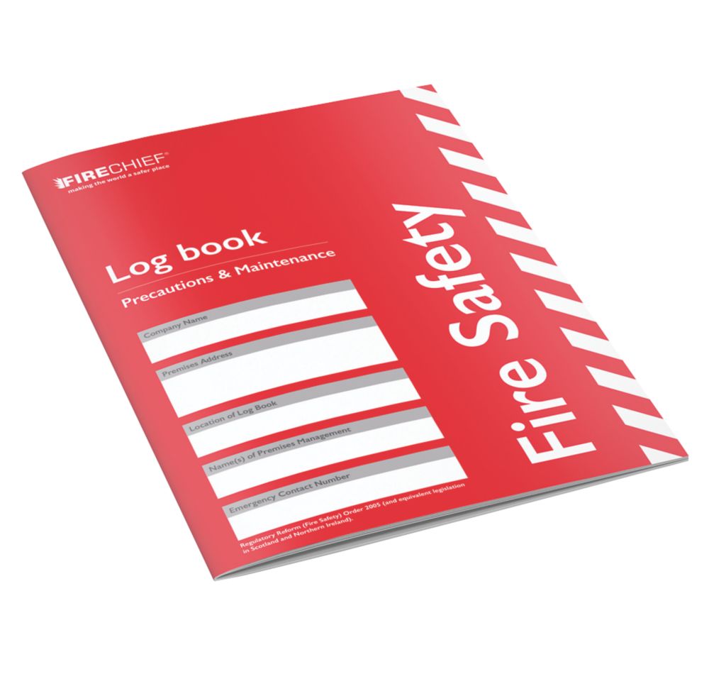 Image of Firechief A4 Fire Safety Log Book 