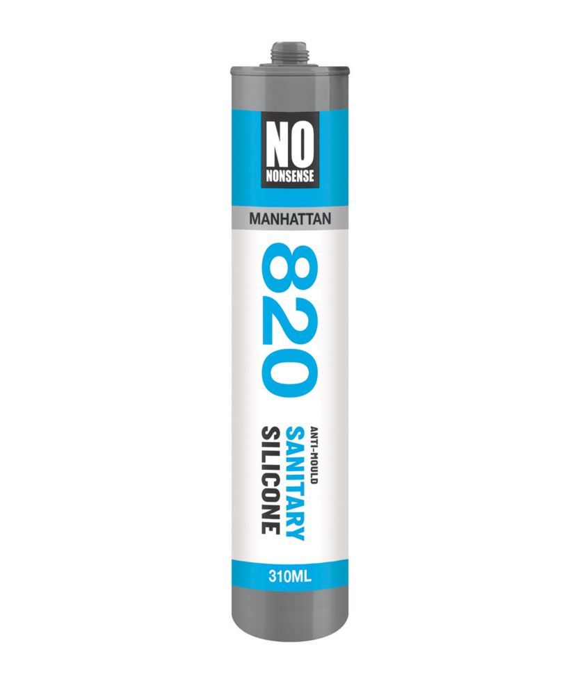 Image of No Nonsense Sanitary Silicone Sealant Manhattan Grey 310ml 