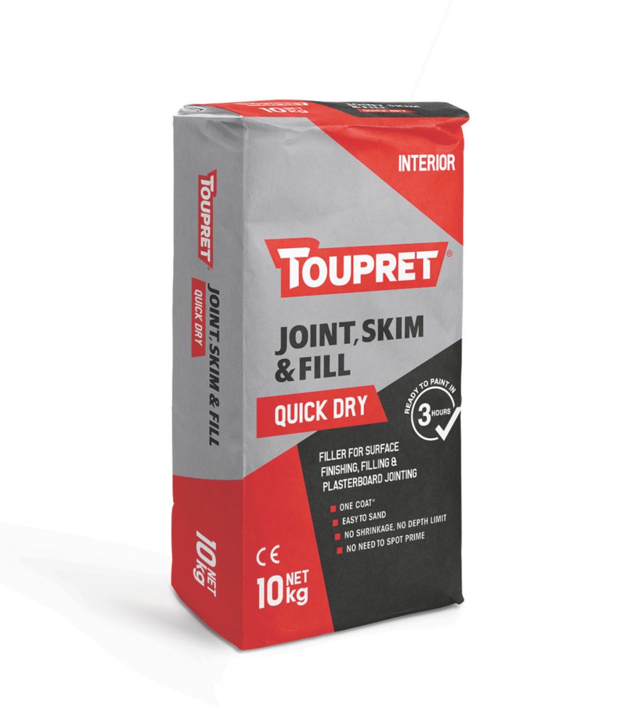 Image of Toupret Joint, Skim & Fill Quick Dry 10kg 