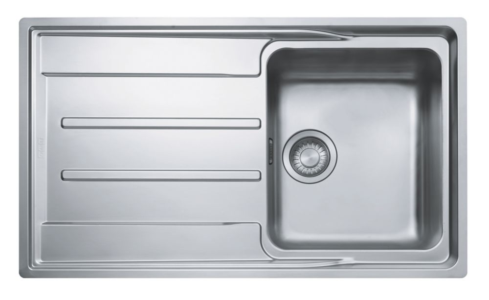 Image of Franke Aton 1 Bowl Stainless Steel Sink 864mm x 514mm 