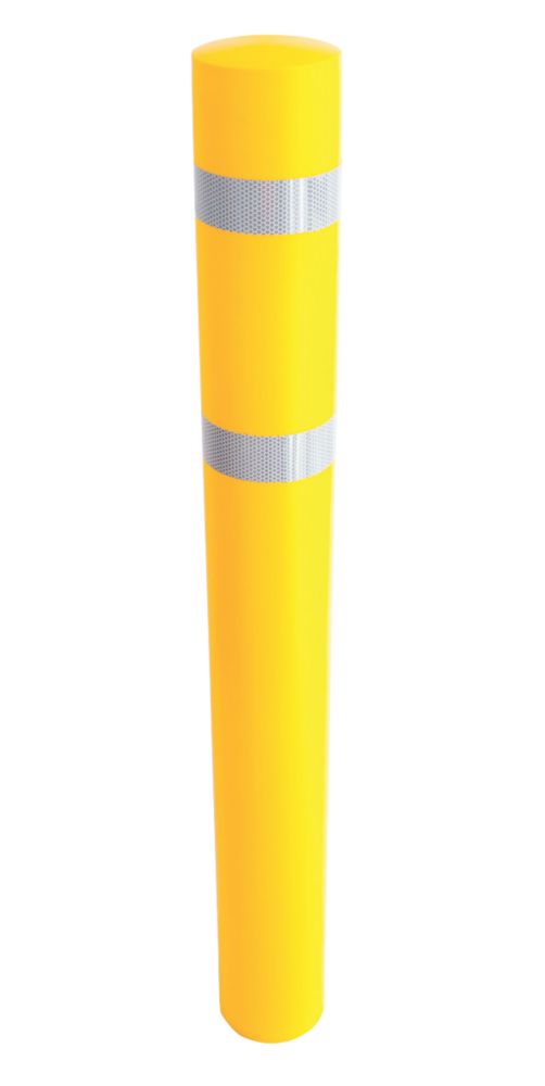 Image of Addgards Bollard Sleeve Yellow 126mm x 126mm 