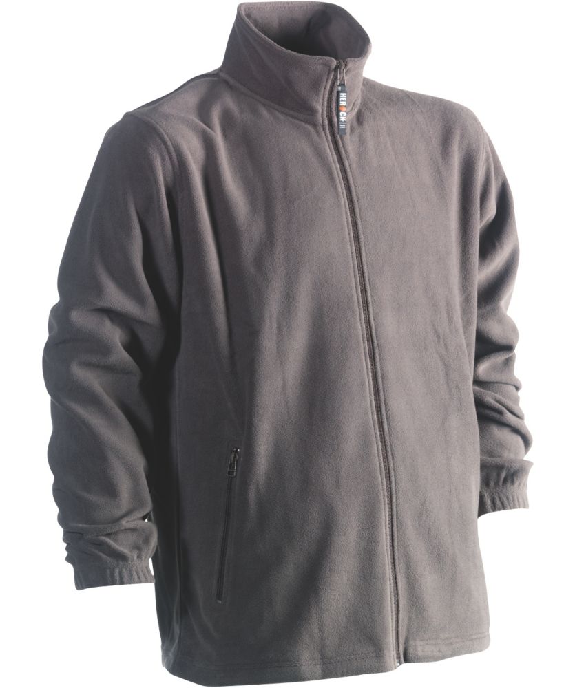 Image of Herock Darius Fleece Jacket Grey Large 47" Chest 