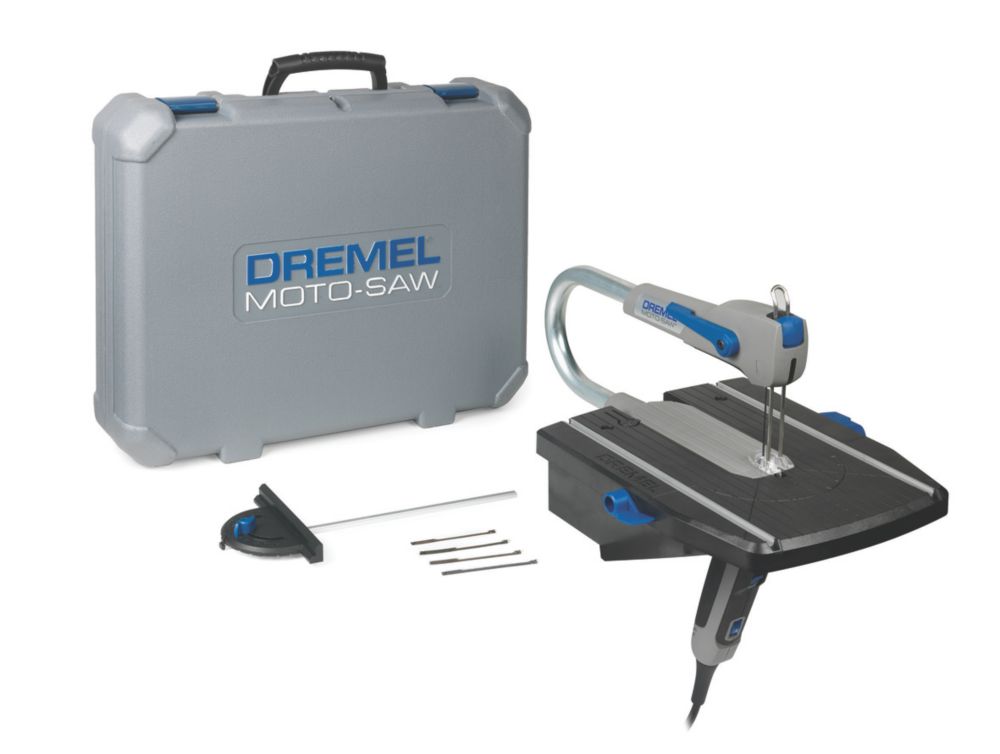 Image of Dremel Moto-Saw 4mm Electric Compact Scroll Saw With Detachable Fretsaw 240V 