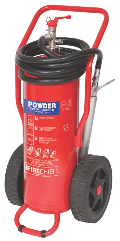 Image of Firechief FXP25 Dry Powder Fire Extinguisher 25kg 