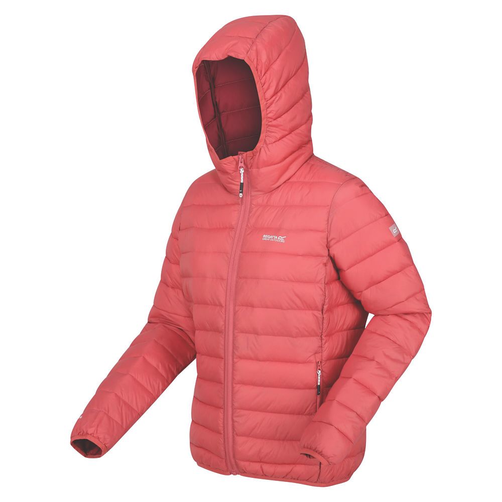 Image of Regatta Marizion Hooded Jacket MinrRd / RuRd Size 20 
